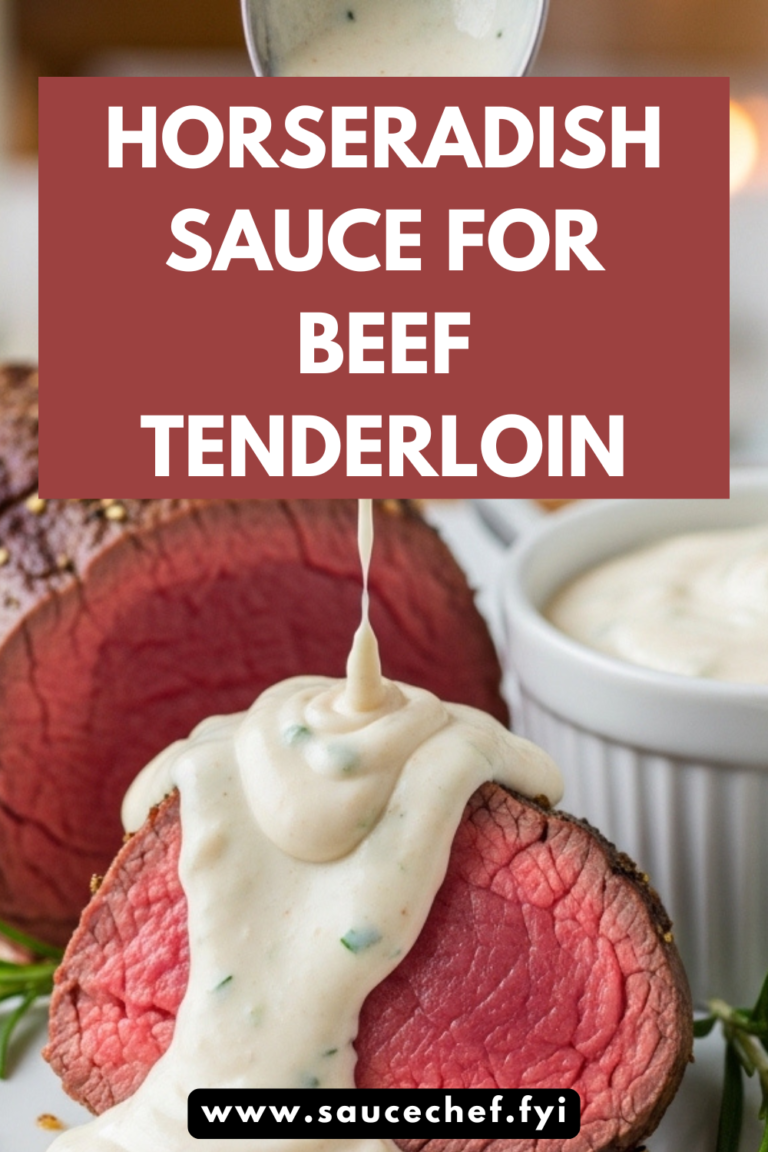 Horseradish Sauce for Beef Tenderloin