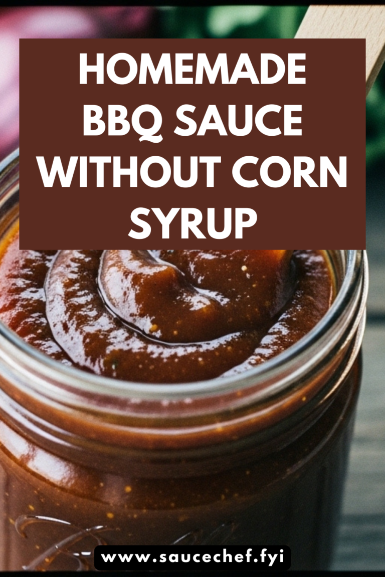 homemade bbq sauce without corn syrup