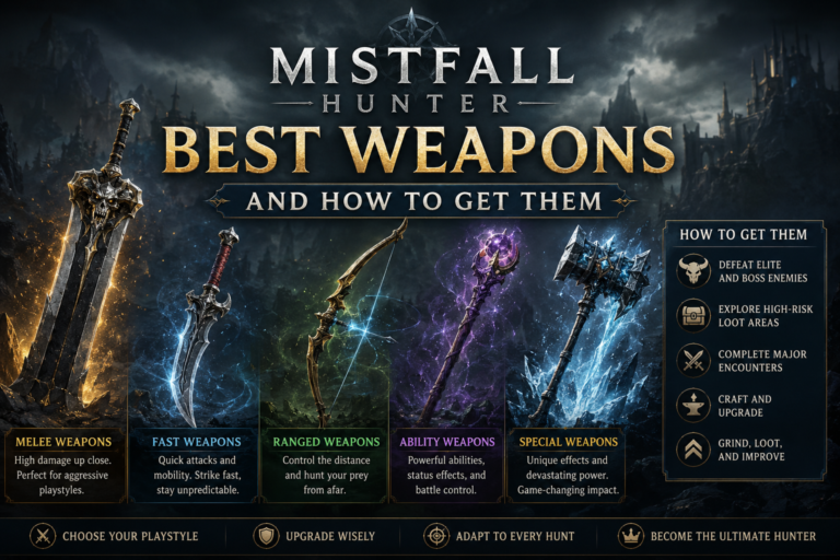 Mistfall Hunter Best Builds for Beginners